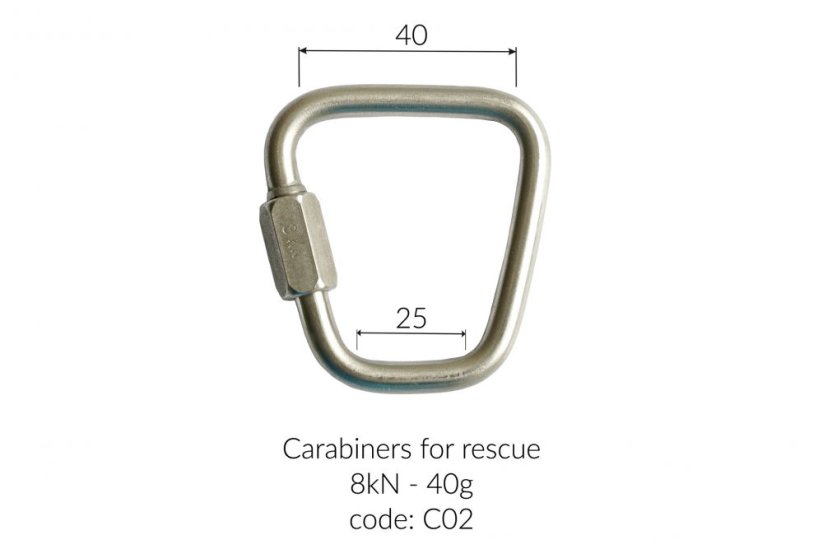 Carabiners for rescue