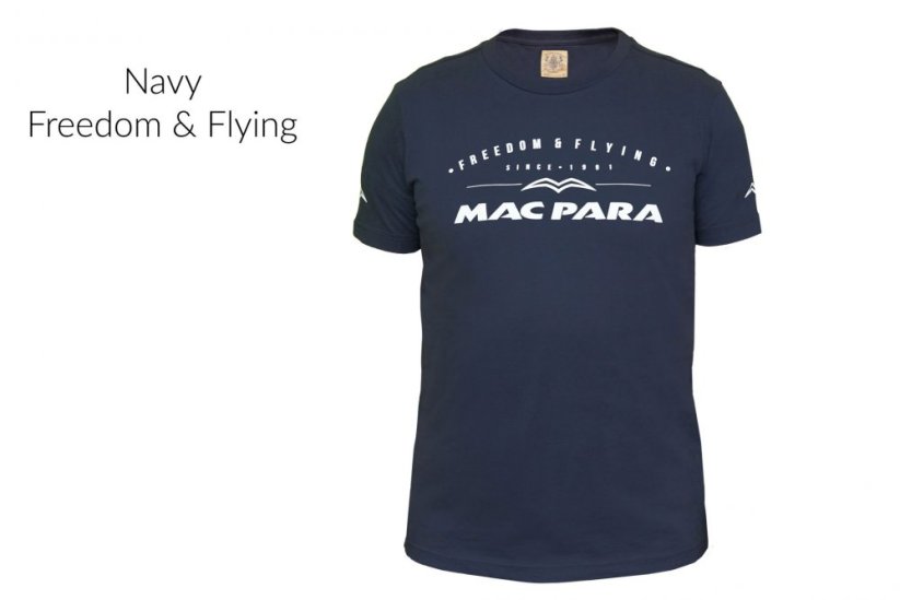 Tričko - Freedom & Flying - Velikost: XXL, Barva: Navy