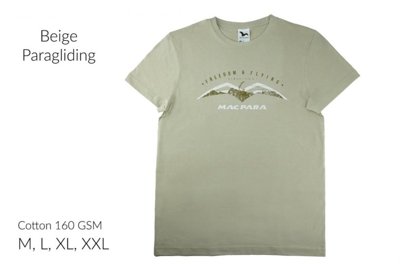T-shirt - Paragliding - Size: XXL, Color: Petrol