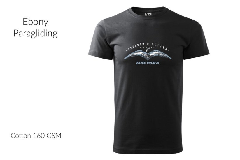T-shirt - Paragliding - New design - Size: XXL, Color: Lime